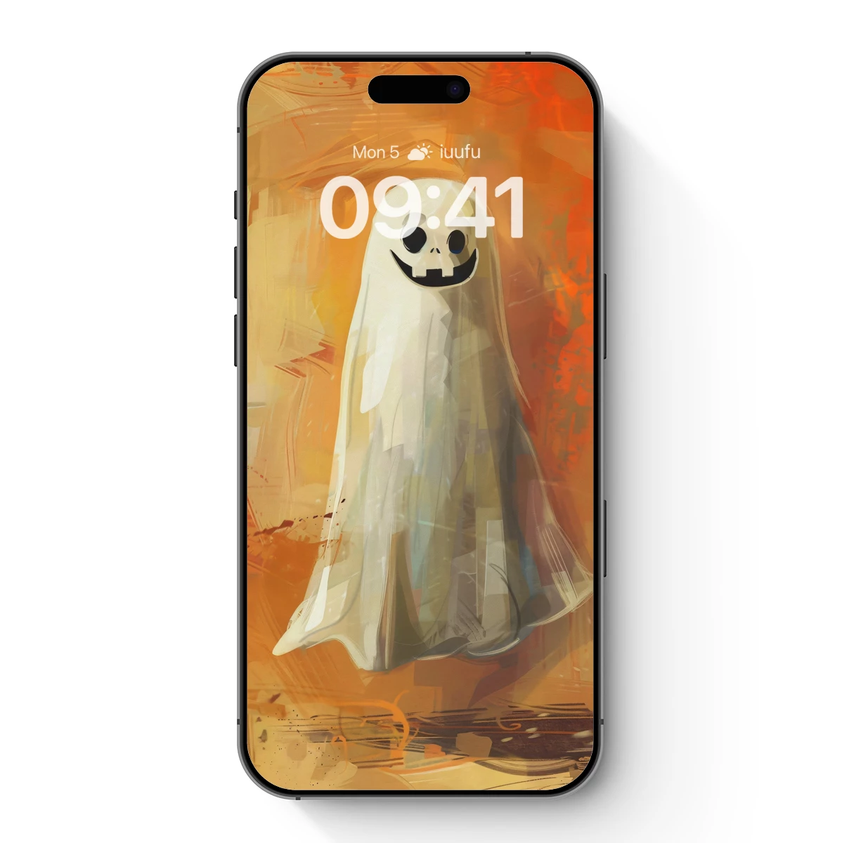 Cheerful Ghost in Ethereal White