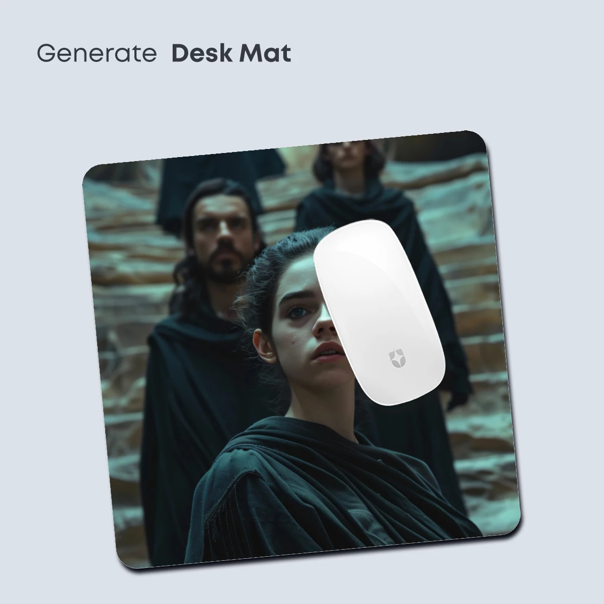 Ethereal Cloaked Figures in a Mystic Canyon - Image 4