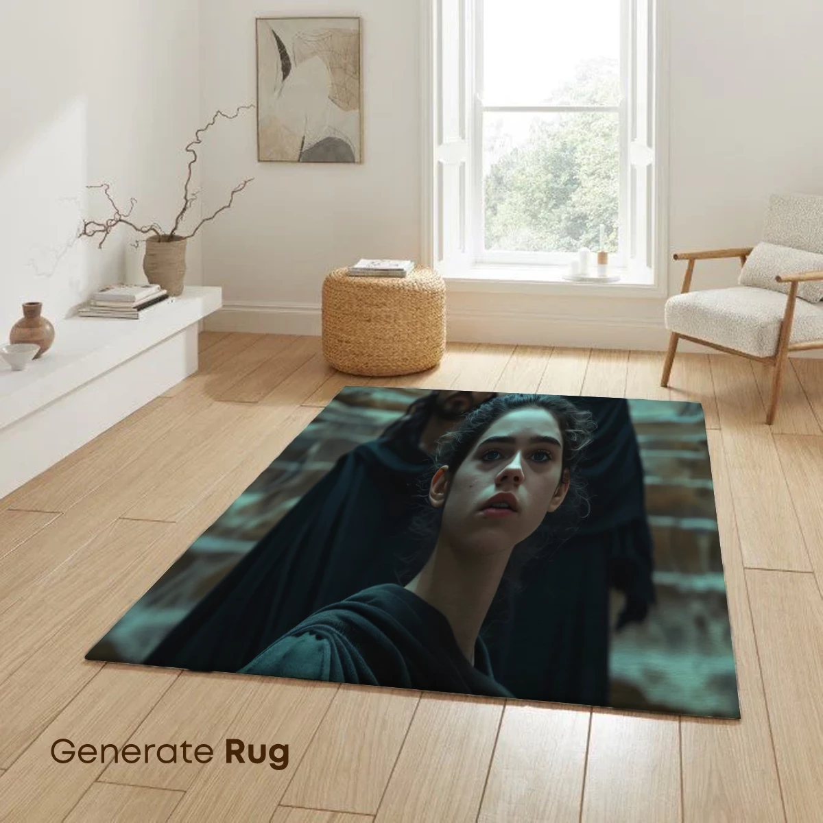 Ethereal Cloaked Figures in a Mystic Canyon - Image 6