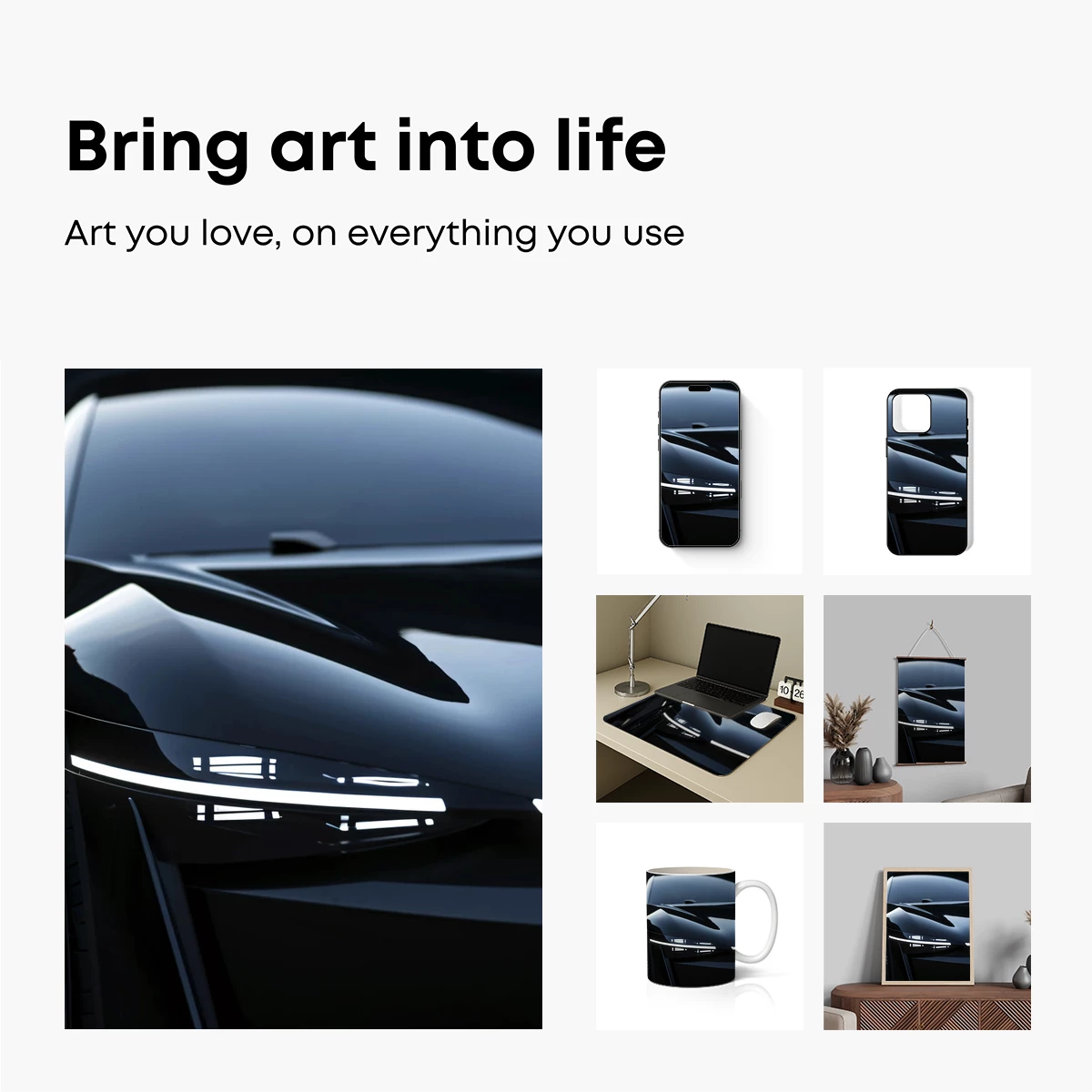 Futuristic Black Elegance: Sleek Car Design - Image 2