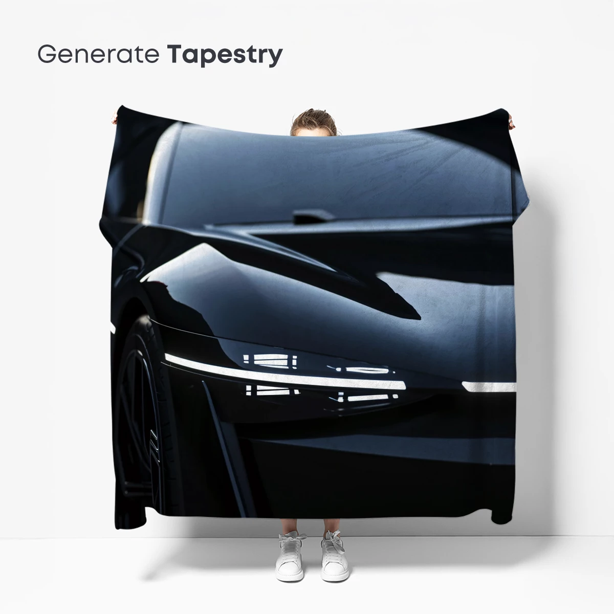Futuristic Black Elegance: Sleek Car Design - Image 5