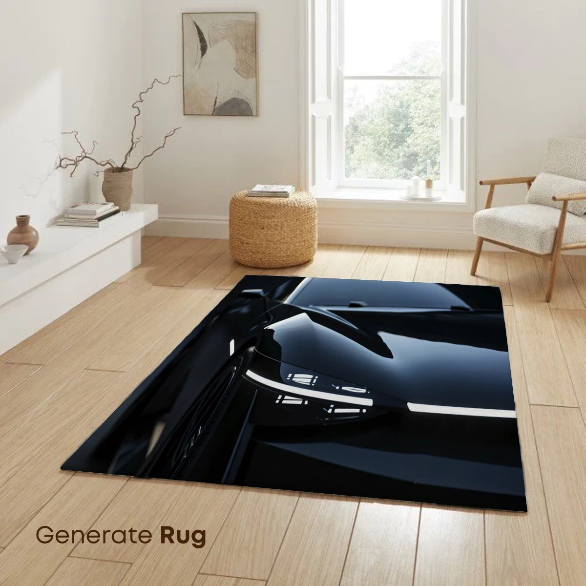 Futuristic Black Elegance: Sleek Car Design - Image 6