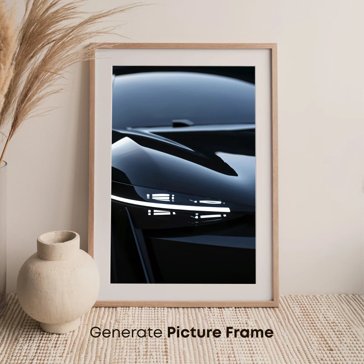 Futuristic Black Elegance: Sleek Car Design - Image 7