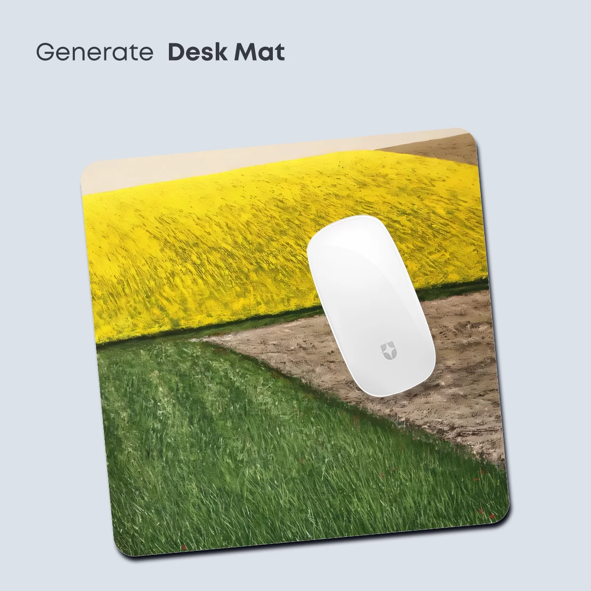 Golden Horizon: Yellow Fields and Verdant Curves - Image 4