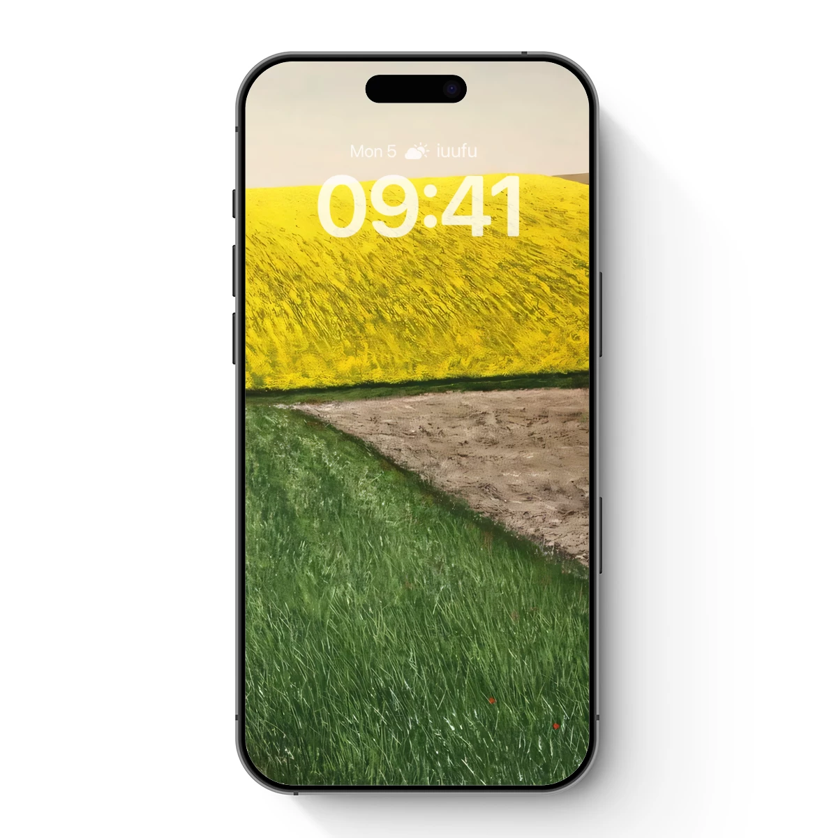 Golden Horizon: Yellow Fields and Verdant Curves