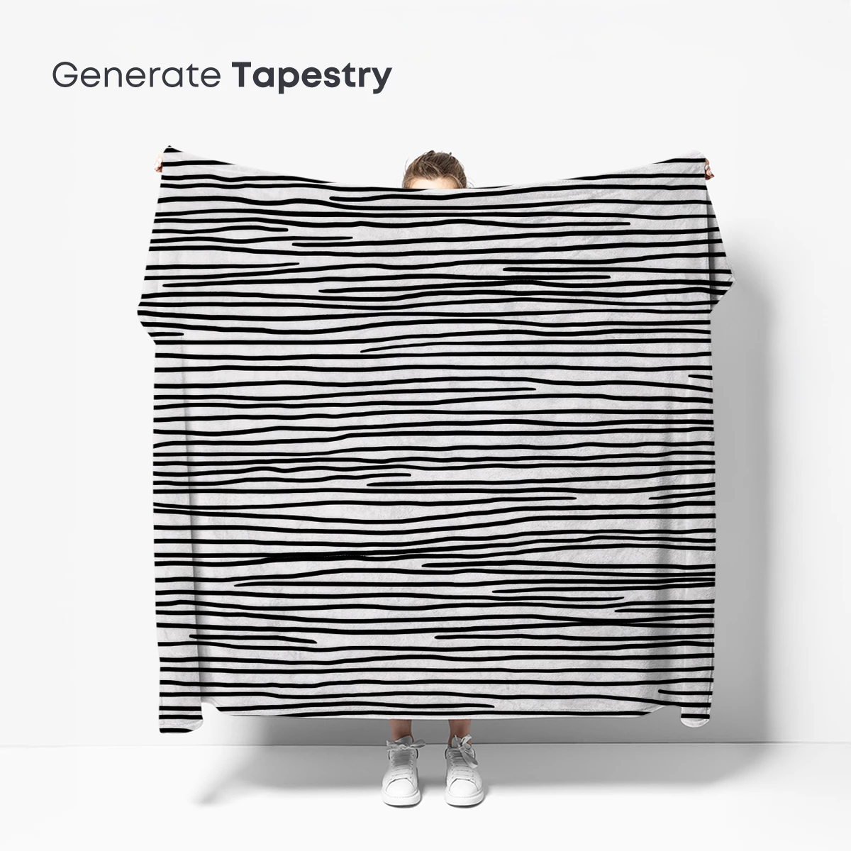 Abstract Striped Chaos: Hand-Drawn Lines in Motion - Image 5