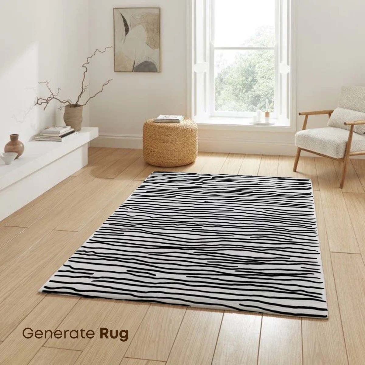 Abstract Striped Chaos: Hand-Drawn Lines in Motion - Image 6