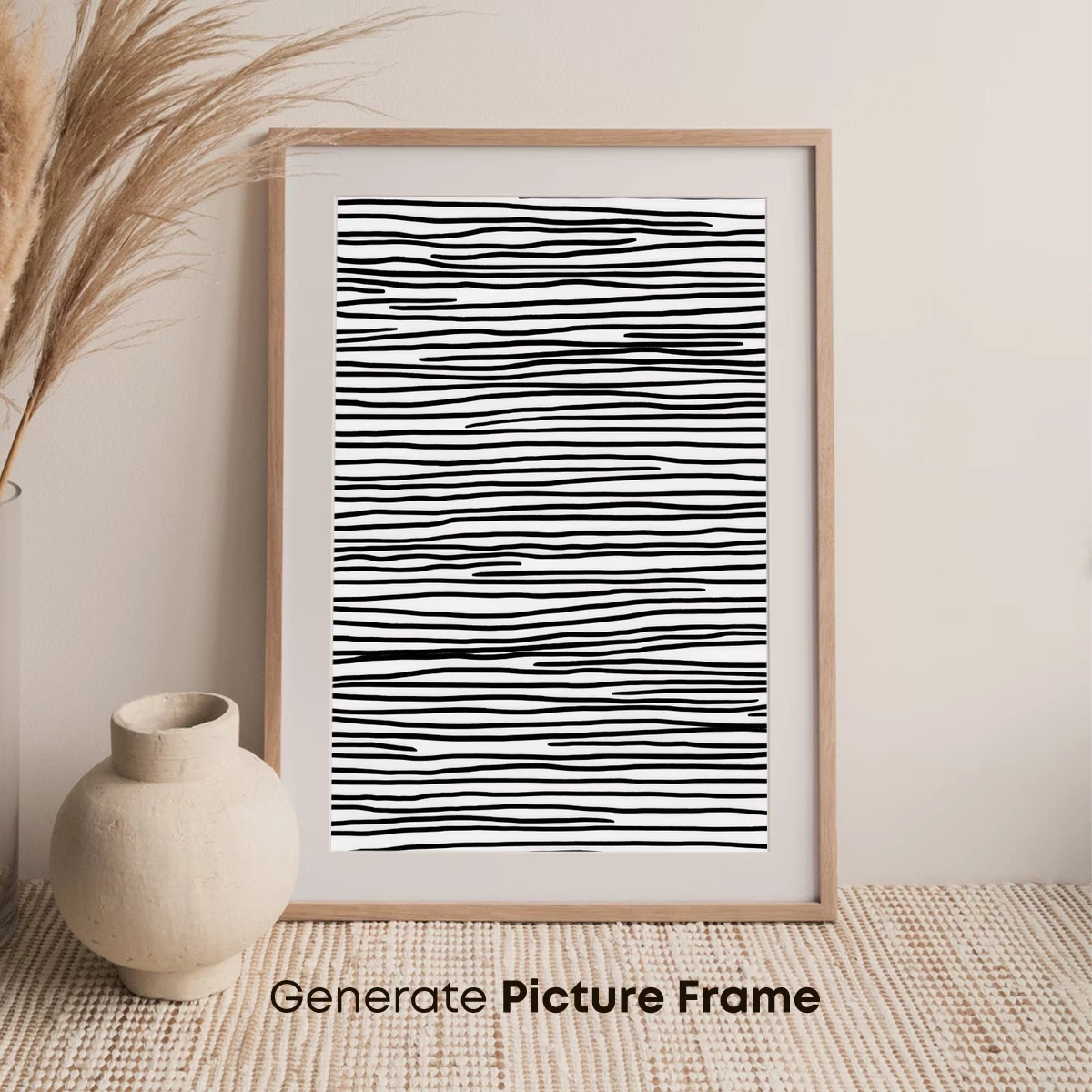 Abstract Striped Chaos: Hand-Drawn Lines in Motion - Image 7