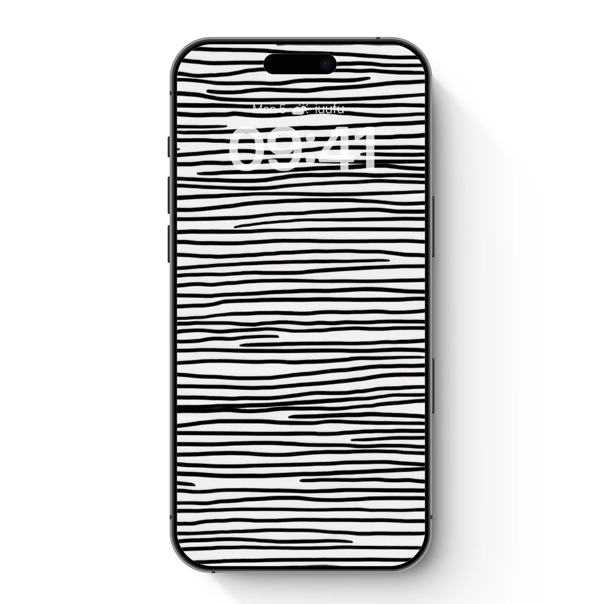 Abstract Striped Chaos: Hand-Drawn Lines in Motion