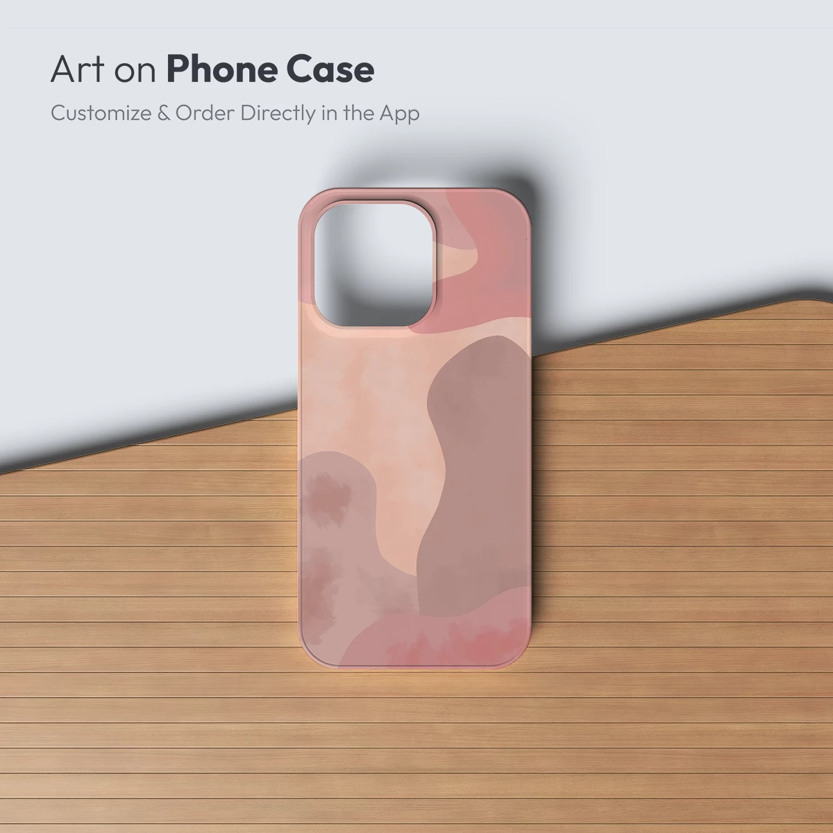 Abstract Blush Symphony: Fluid Forms in Pastel Harmony - Image 2