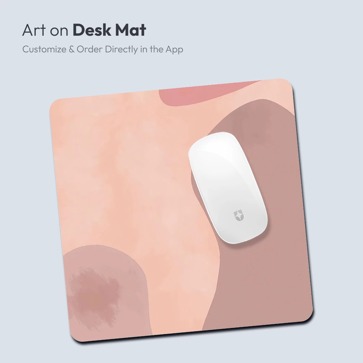 Abstract Blush Symphony: Fluid Forms in Pastel Harmony - Image 3