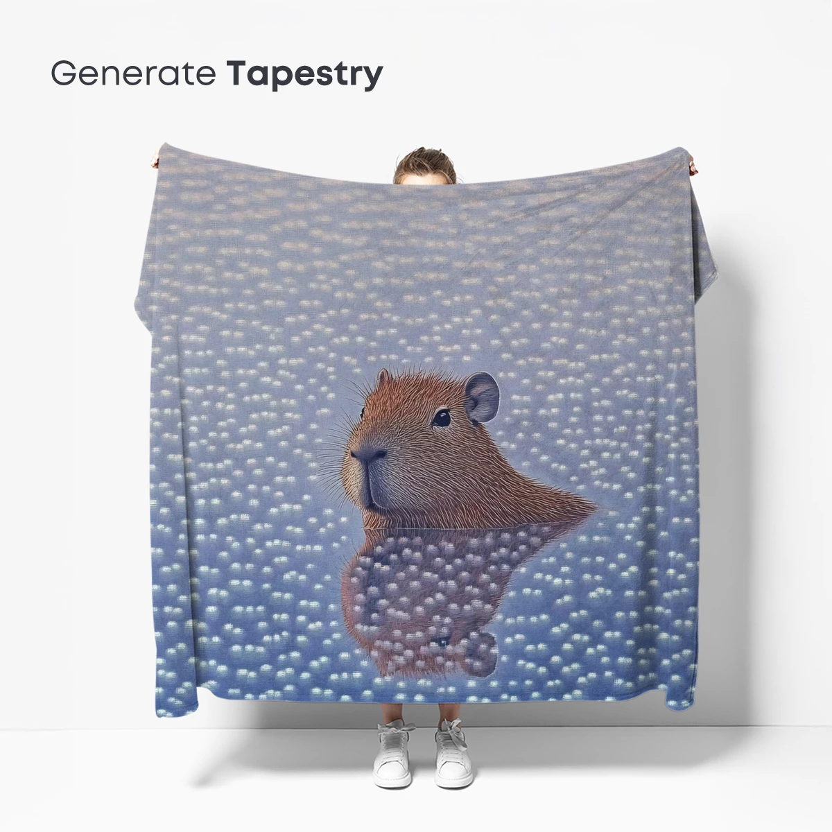 Capybara in Serene Waters: Reflective Calm - Image 5