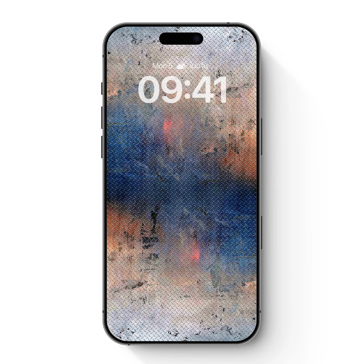 Diamond Plate Dreams: Abstract Urban Glow