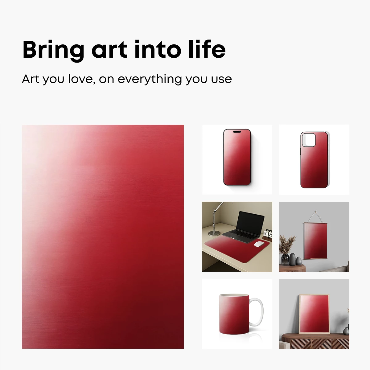 Crimson Gradient Elegance - Image 2