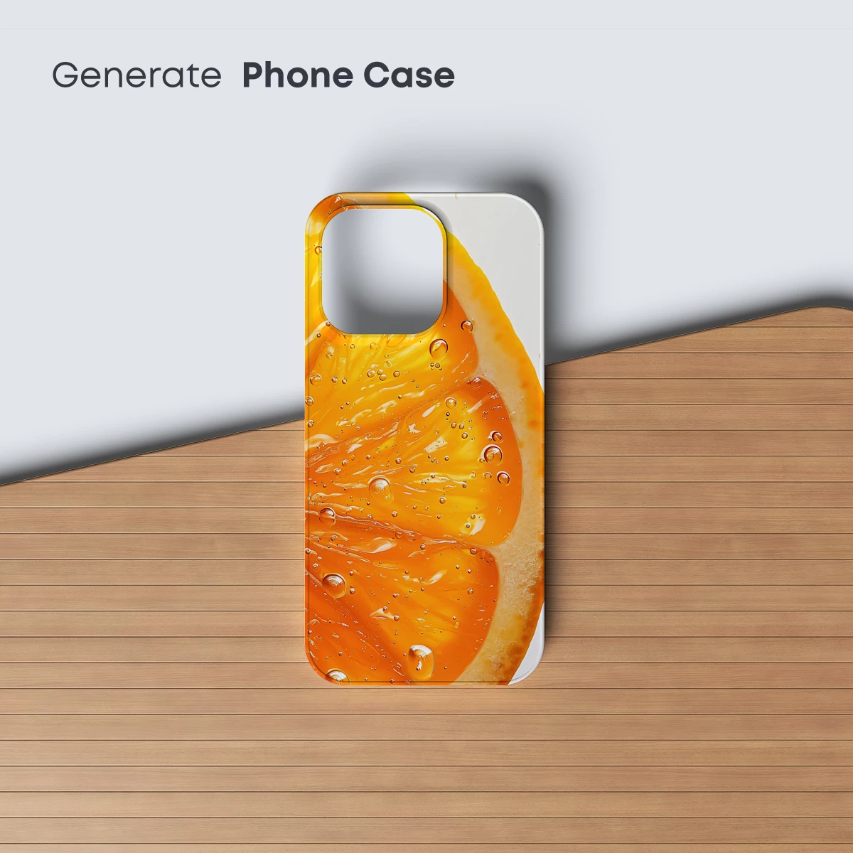 Citrus Symphony: Dew-Drenched Orange Slice - Image 3