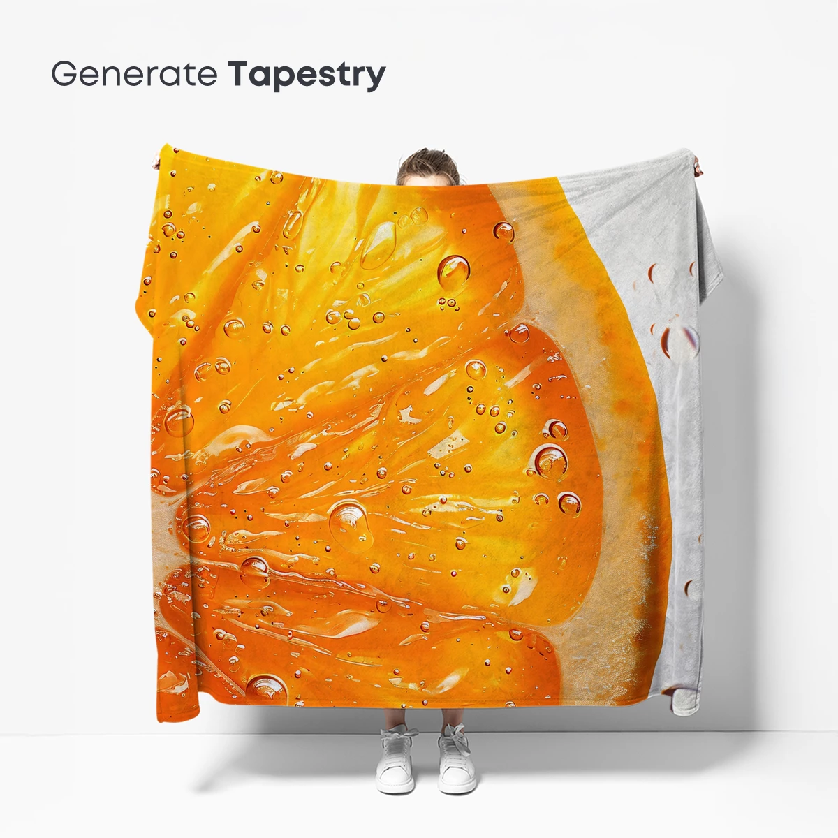 Citrus Symphony: Dew-Drenched Orange Slice - Image 5