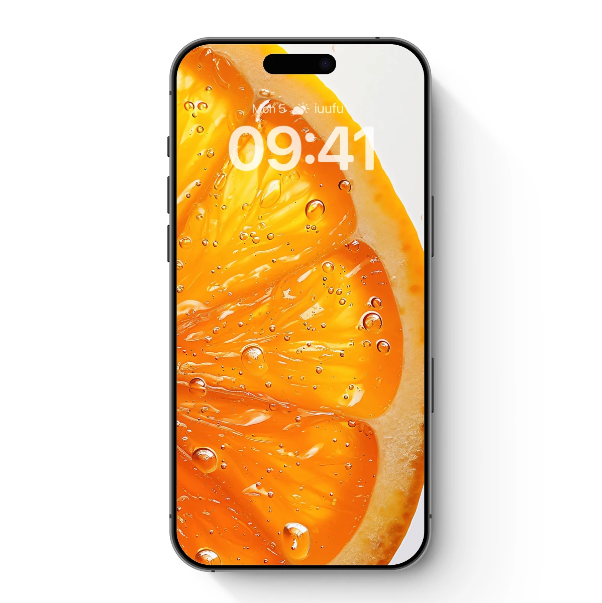 Citrus Symphony: Dew-Drenched Orange Slice