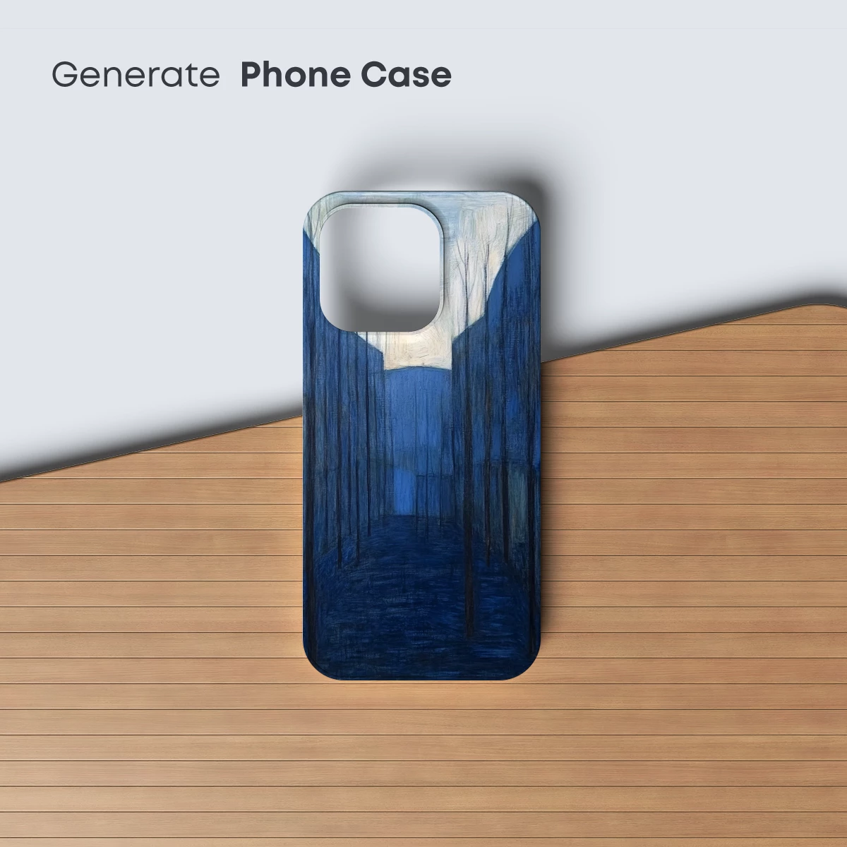 Blue Twilight Forest: A Monochromatic Odyssey - Image 3