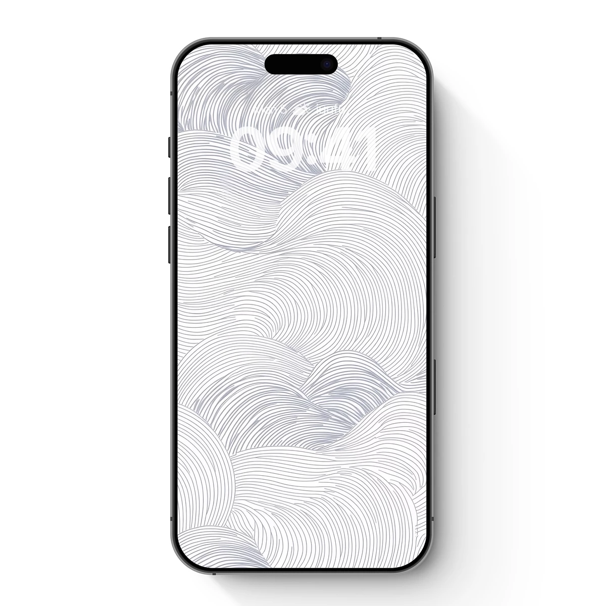 Elegant Wave Lines: Abstract Ocean Flow