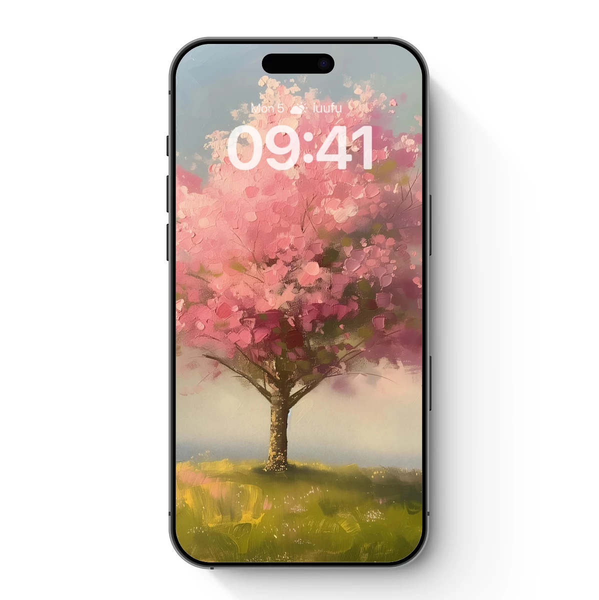 Blossom Tree in Pastel Harmony