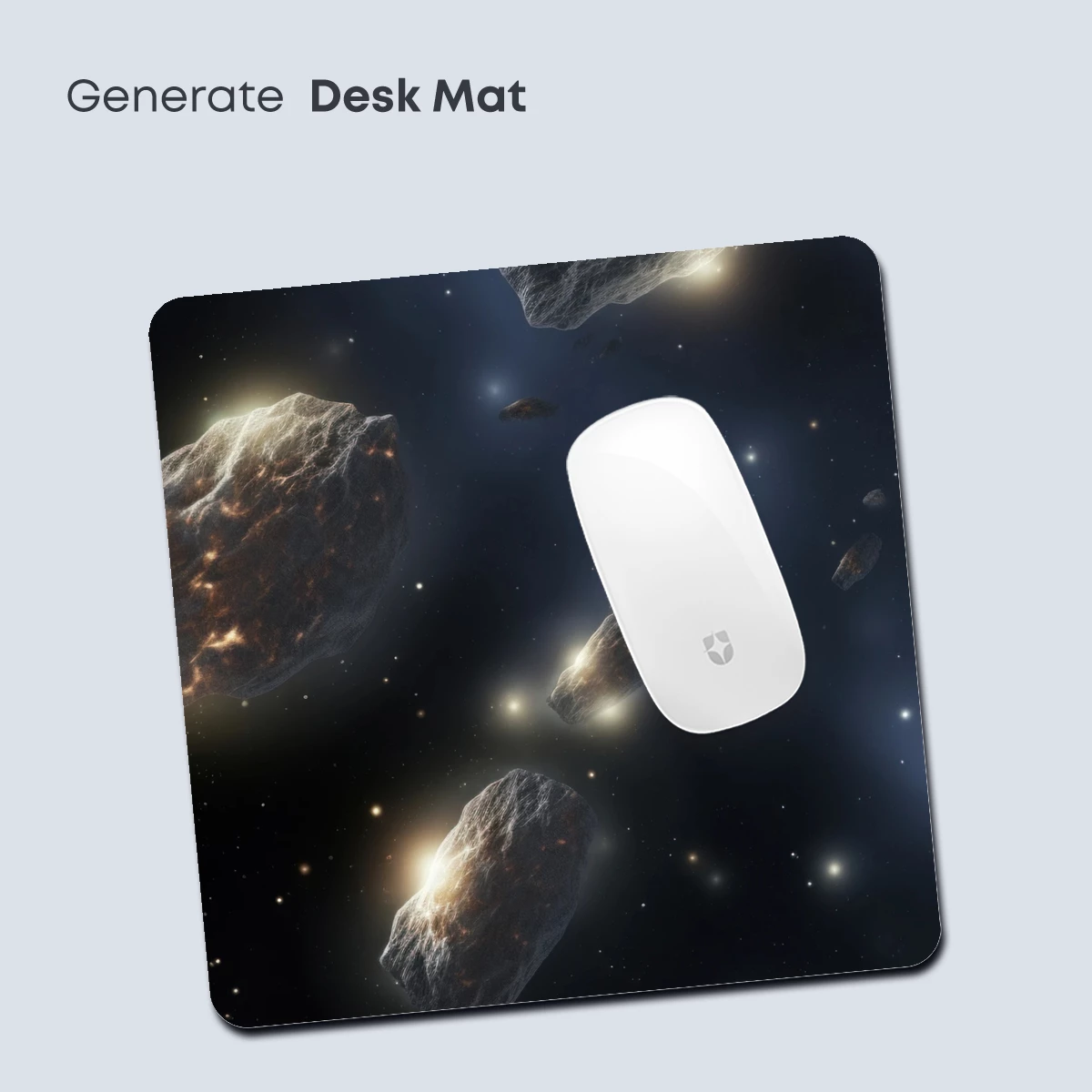 Cosmic Drift: Illuminated Asteroids in Deep Space - Image 4