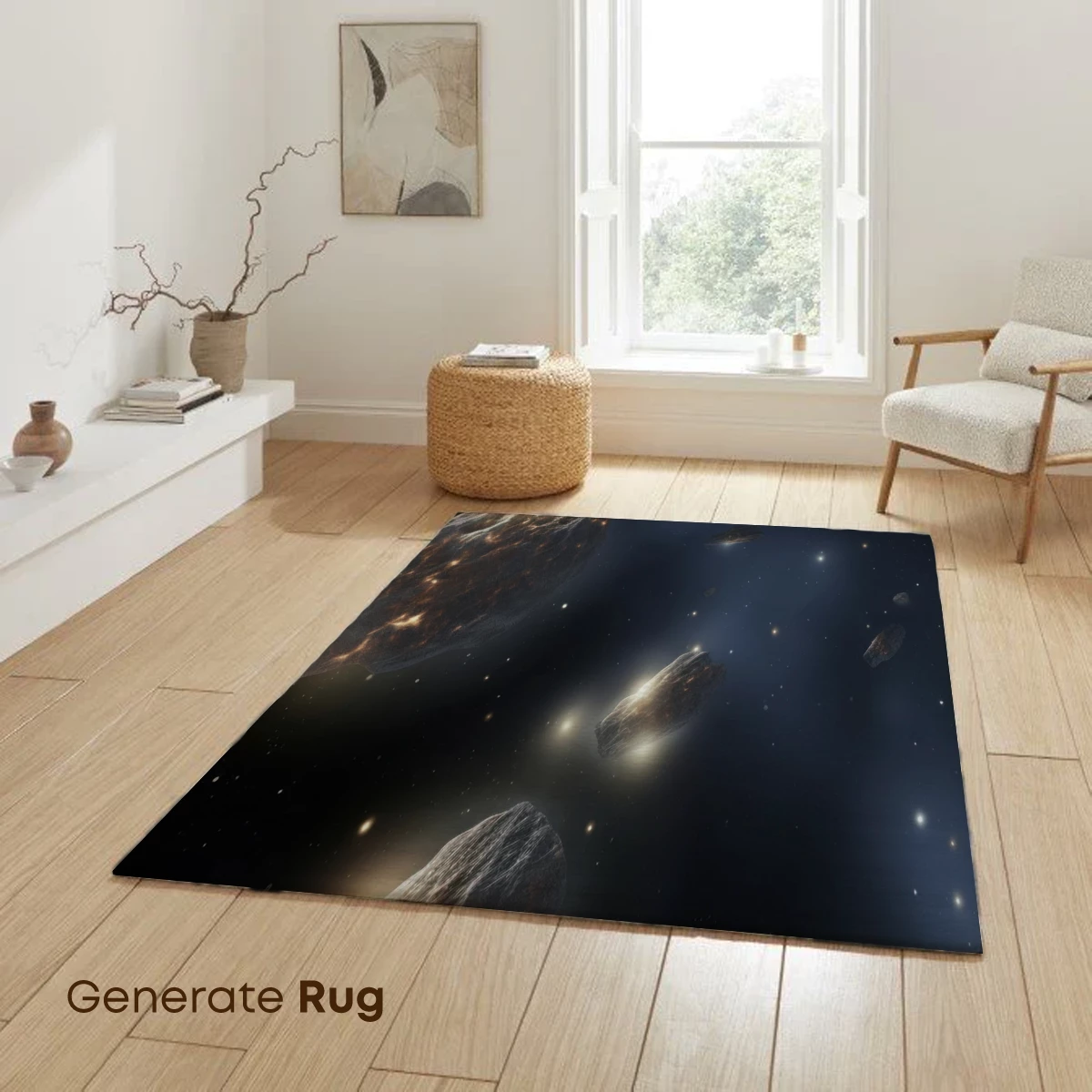 Cosmic Drift: Illuminated Asteroids in Deep Space - Image 6