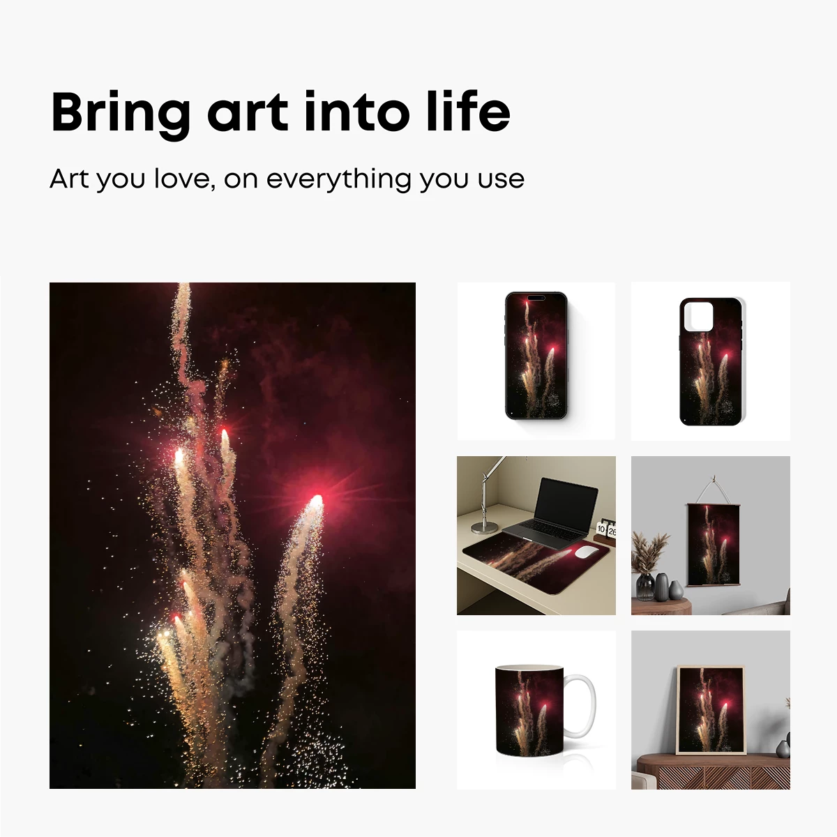 Celestial Fireworks Symphony - Image 2