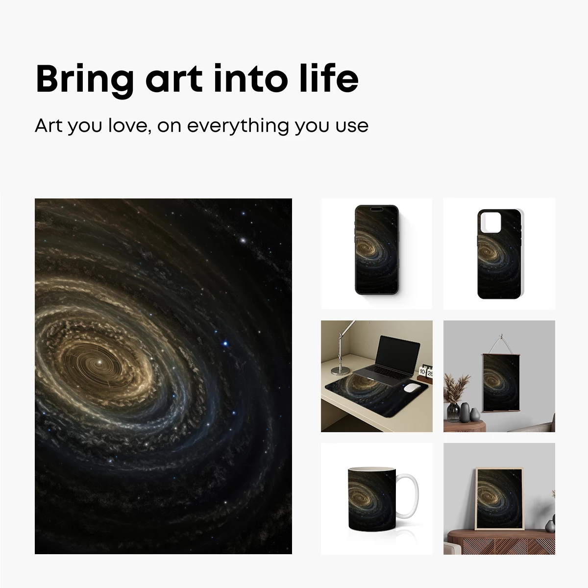 Cosmic Whirlpool: A Spiral Galaxy Odyssey - Image 2