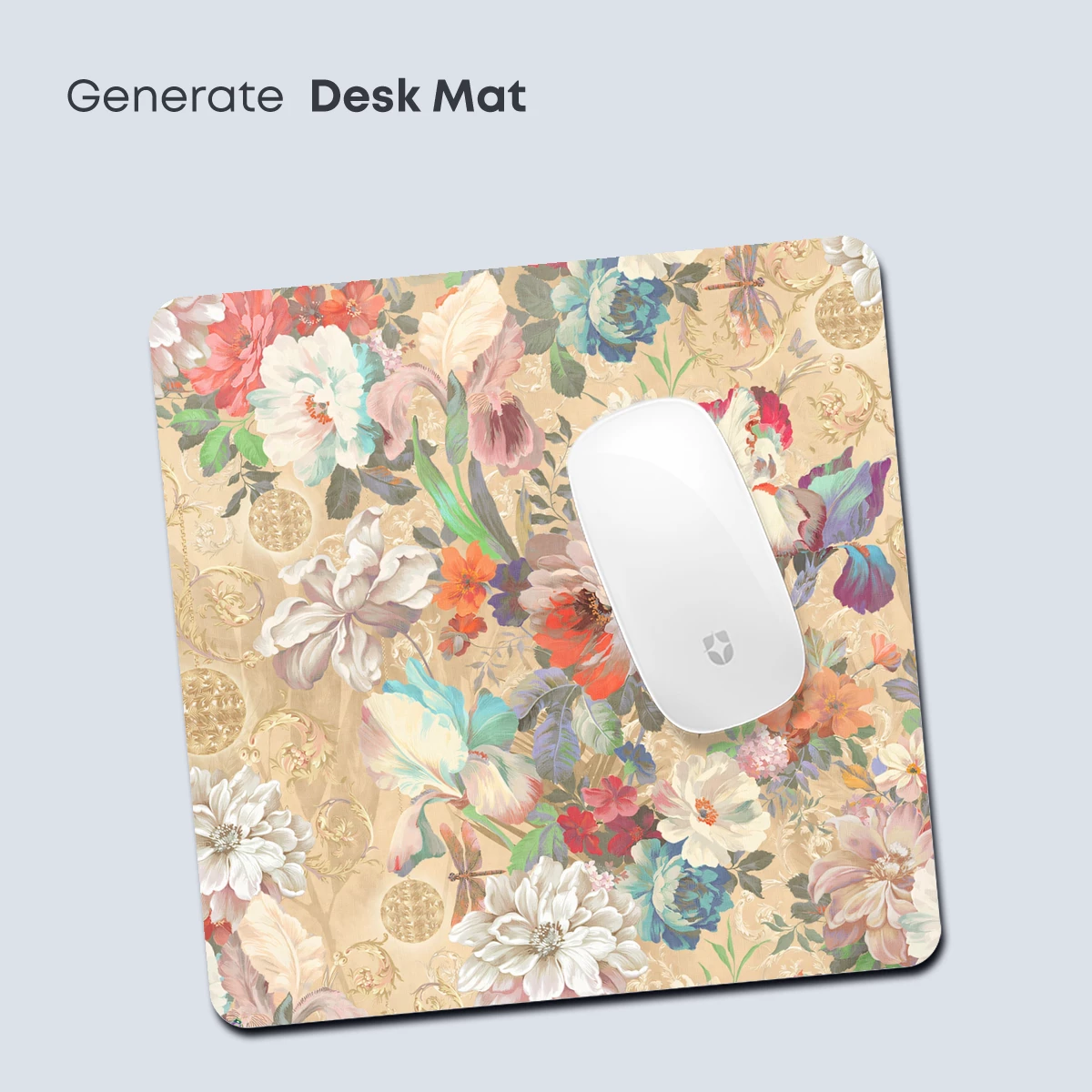 Elegant Floral Symphony in Pastel Hues - Image 4