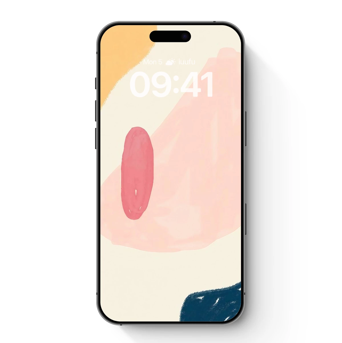 Abstract Pastel Symphony: Soft Shapes in Harmony