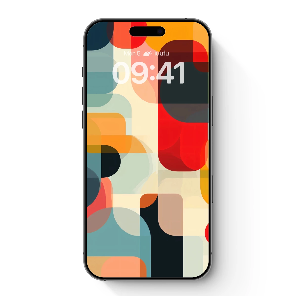 Geometric Harmony: Abstract Shapes in Vibrant Fusion