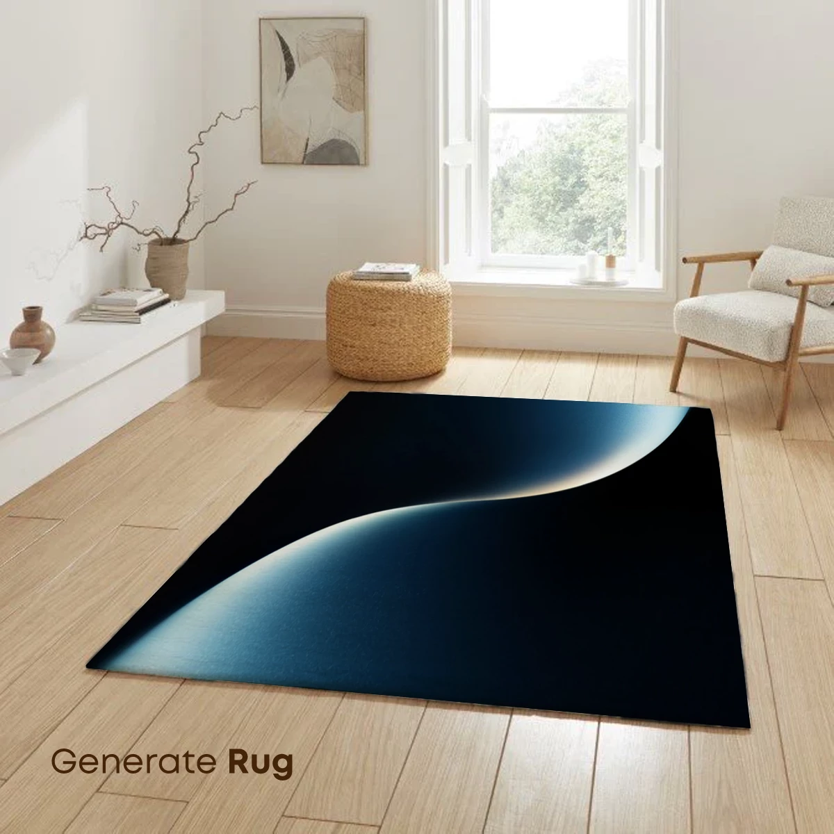 Ethereal Blue Curves: A Digital Odyssey - Image 6