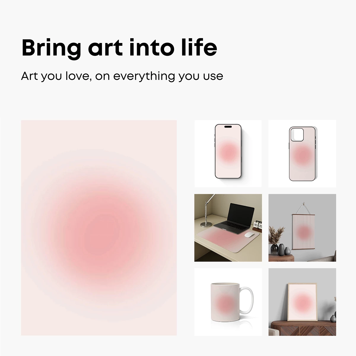 Ethereal Pink Haze: A Soft Gradient Odyssey - Image 2