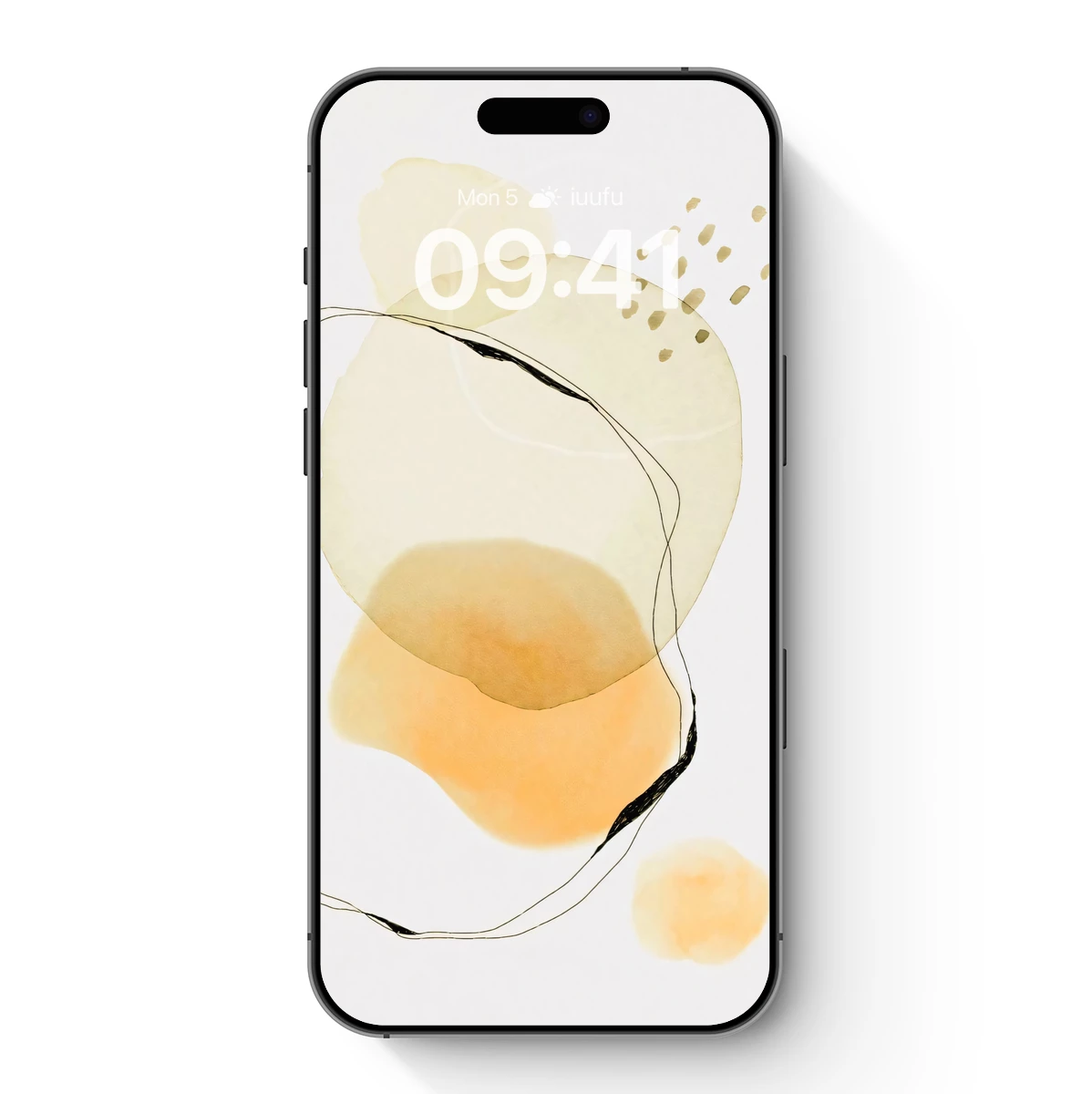 Abstract Elegance: Fluid Forms in Warm Hues