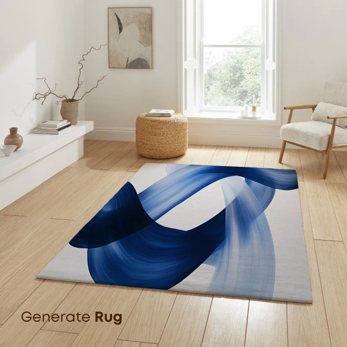 Ethereal Blue Ribbons: A Dance of Flow and Form - Image 6