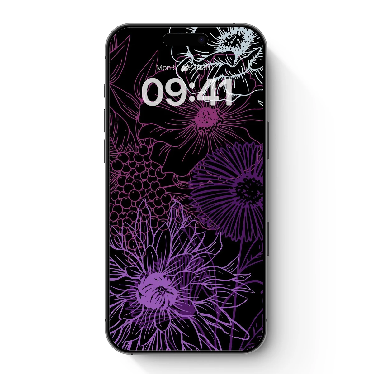 Gothic Floral Symphony in Purple Gothic Floral Symphony in Purple