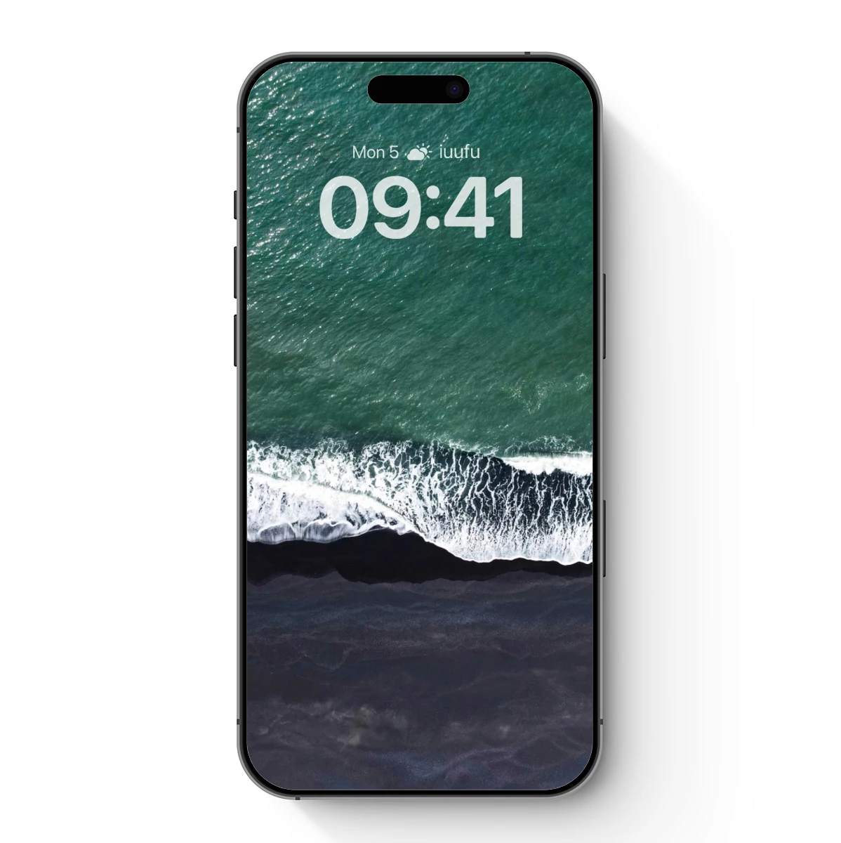 Eternal Shoreline: Turquoise Waves Kiss Black Sands