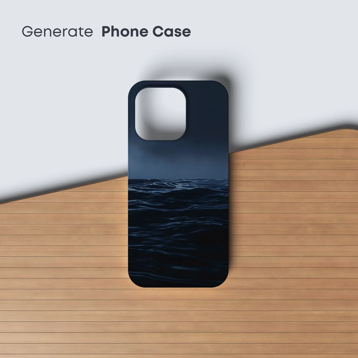 Eternal Twilight Sea: A Dark, Calm Horizon - Image 3