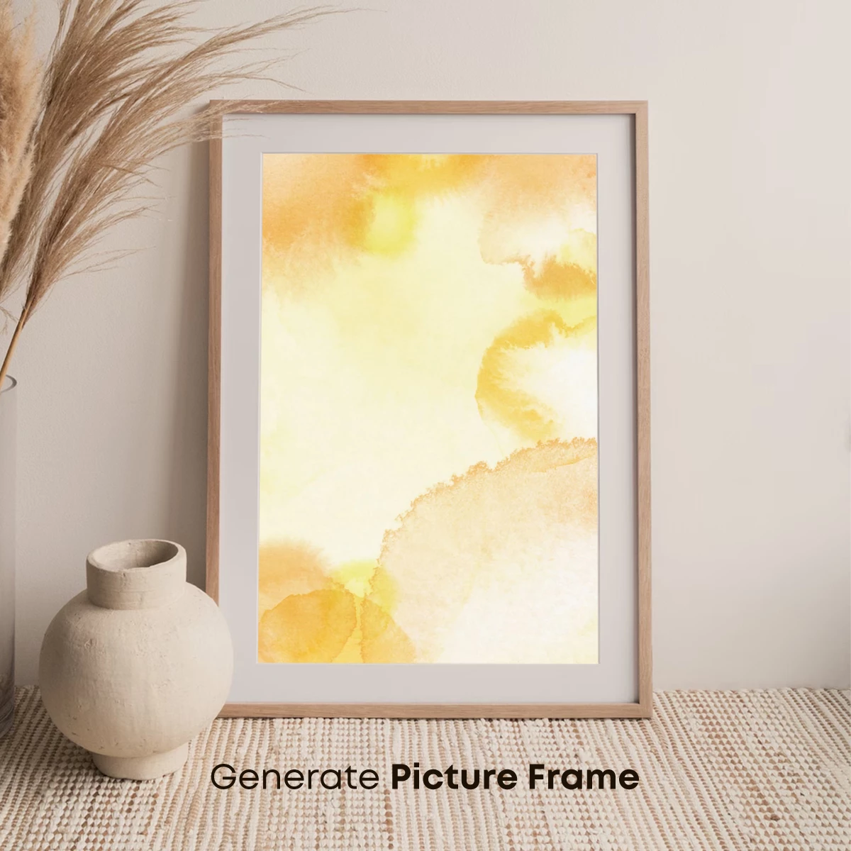 Golden Watercolor Whispers - Image 7