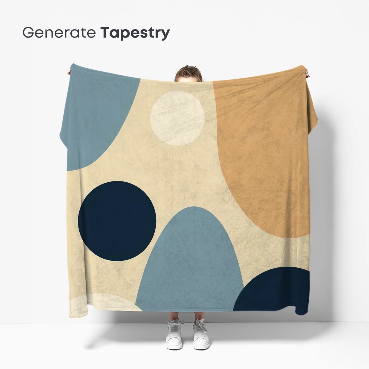 Abstract Harmony: Geometric Elegance in Soft Tones - Image 5