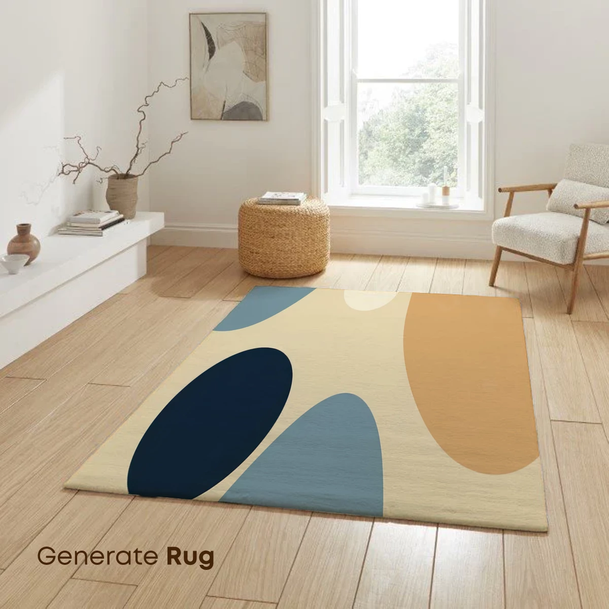 Abstract Harmony: Geometric Elegance in Soft Tones - Image 6