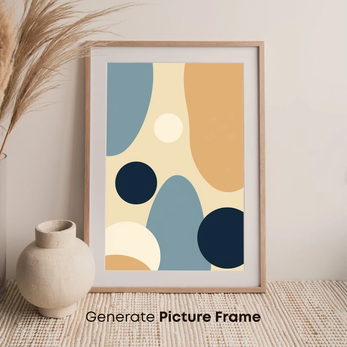 Abstract Harmony: Geometric Elegance in Soft Tones - Image 7