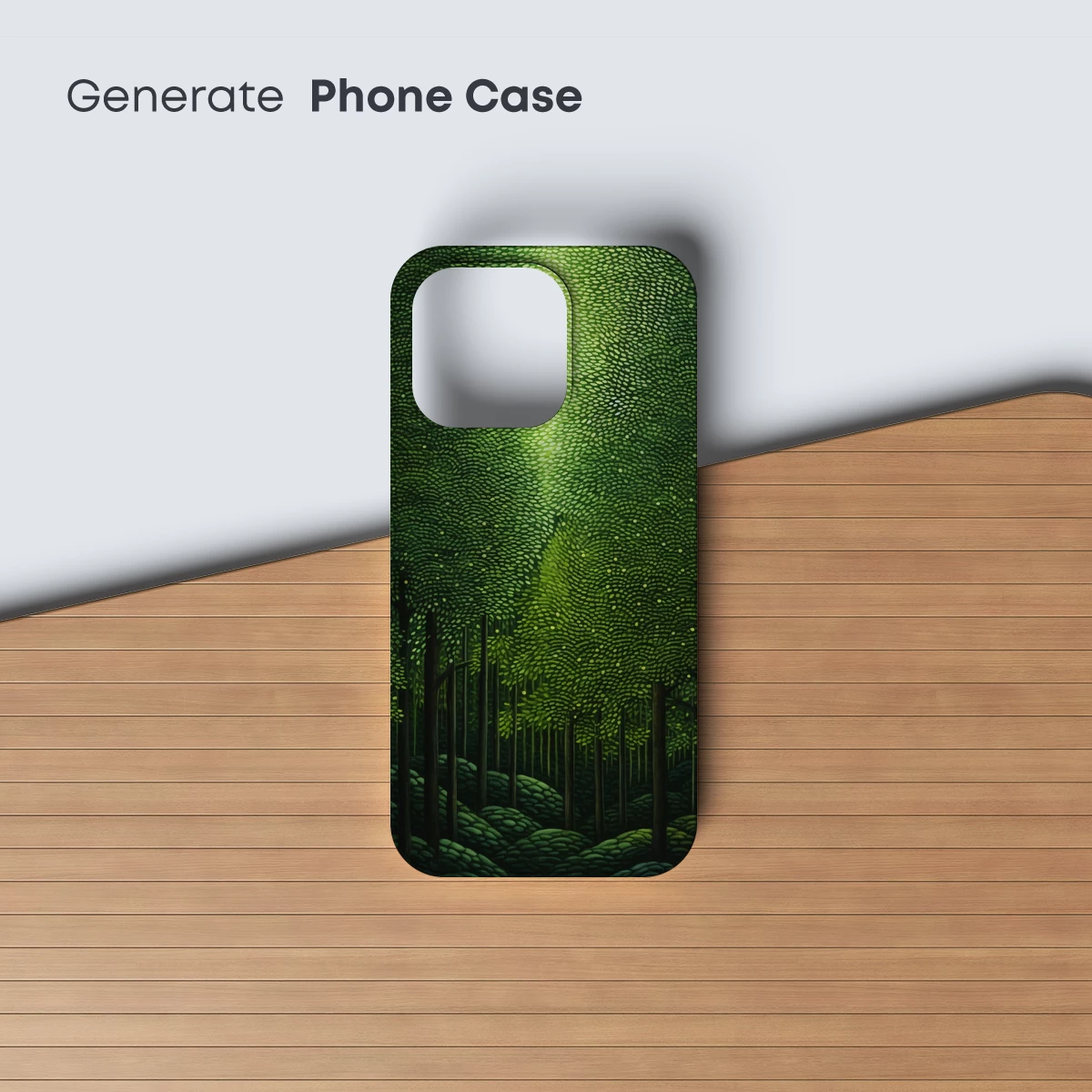 Enchanted Forest Canopy: A Pointillist Odyssey - Image 3