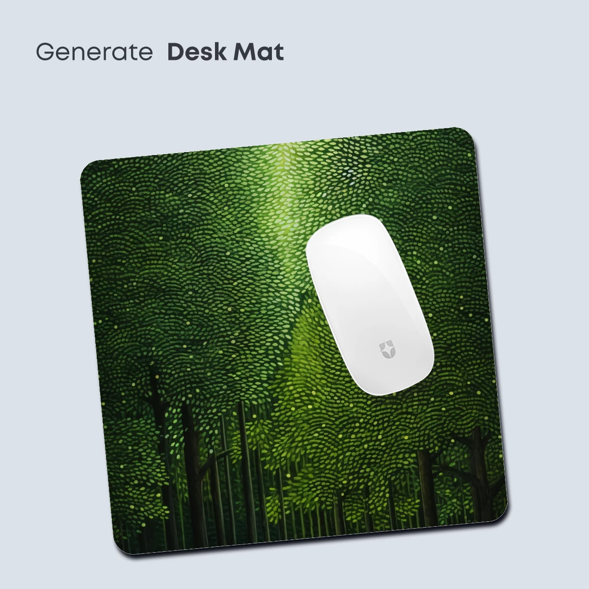 Enchanted Forest Canopy: A Pointillist Odyssey - Image 4