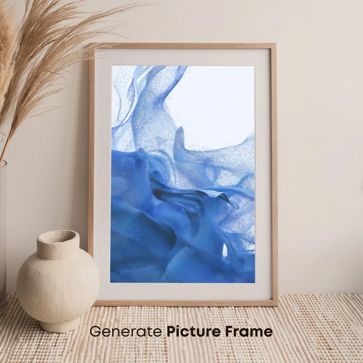 Ethereal Blue Whispers: A Dance of Mist and Light - Image 7