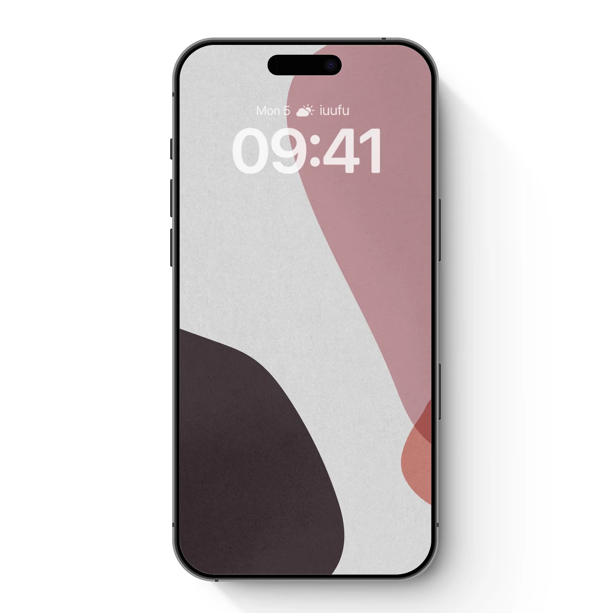 Abstract Harmony: Dusty Rose and Charcoal Flow