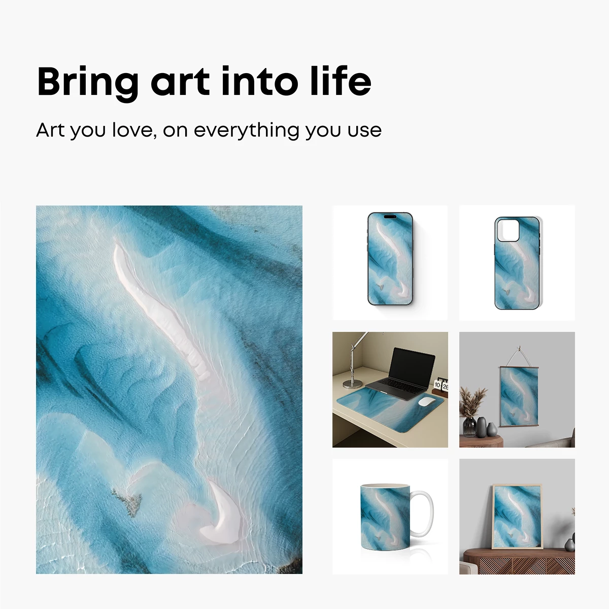 Aerial Serenity: Turquoise Tides and Sandy Whispers - Image 2