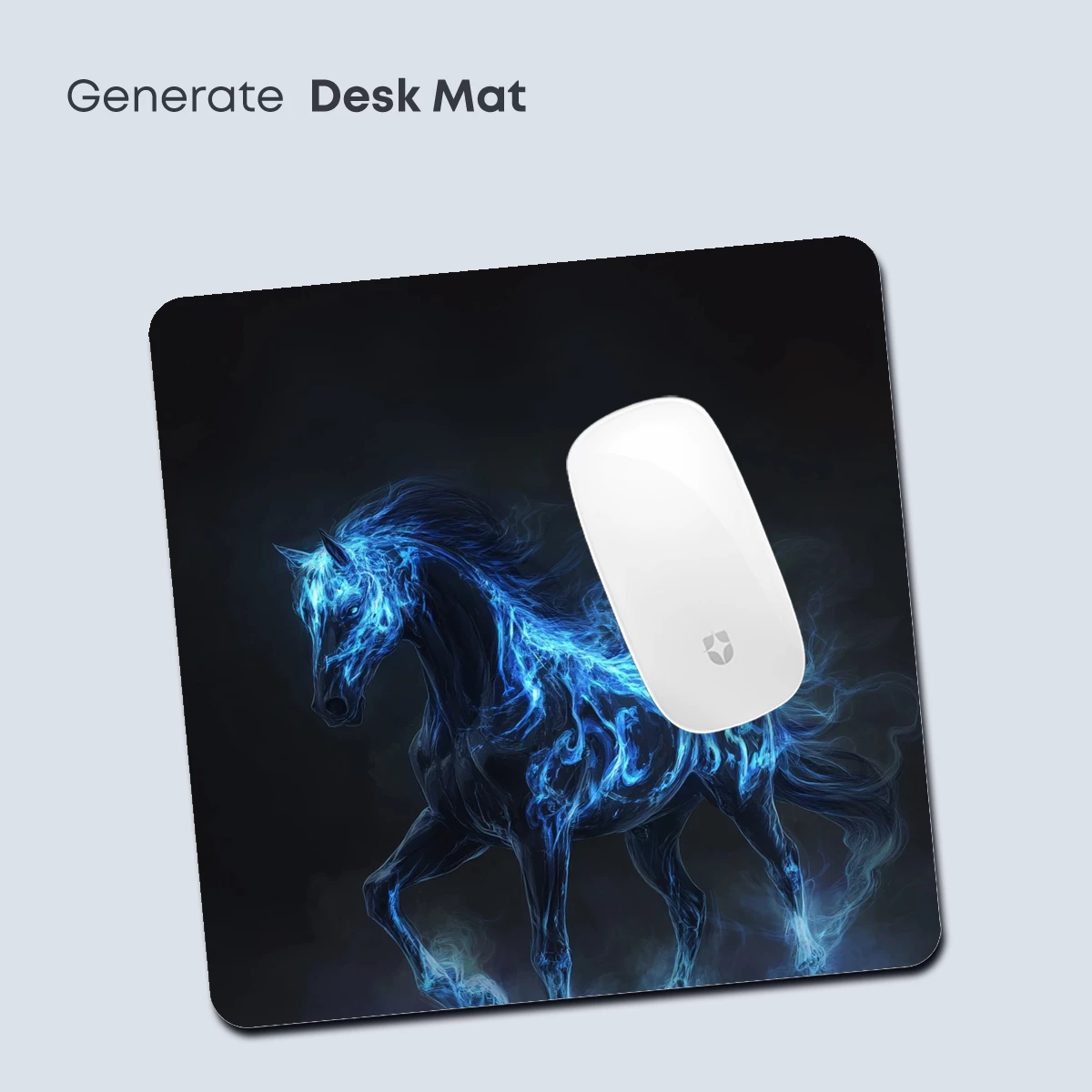 Ethereal Blue Flame Horse - Image 4