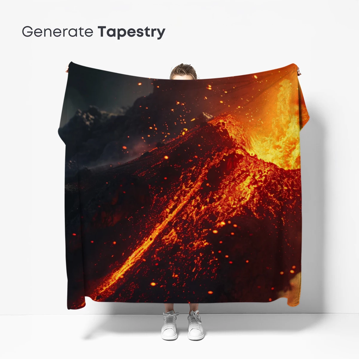Erupting Volcano: Fiery Majesty in Motion - Image 5