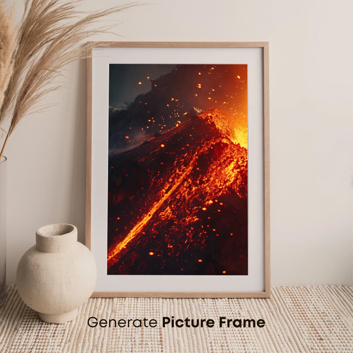 Erupting Volcano: Fiery Majesty in Motion - Image 7